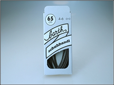 Schnürsenkel, dünn, gewachst, rund 65 cm, mittelbraun,