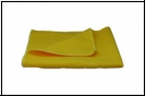 Schuhputztuch, gelb, 80% Baumwolle, ca. 33 cm x 33 cm